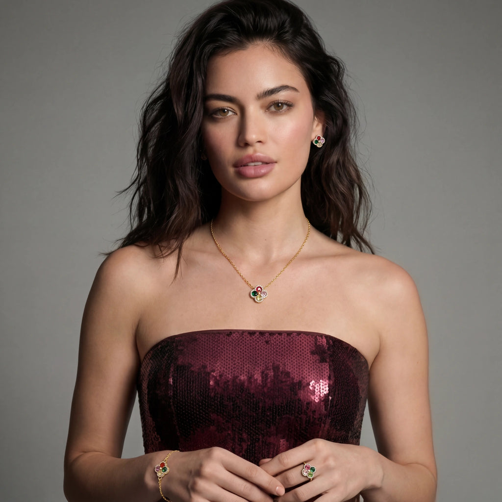 Lucky Clover Jewelry Set | Ava Sterling