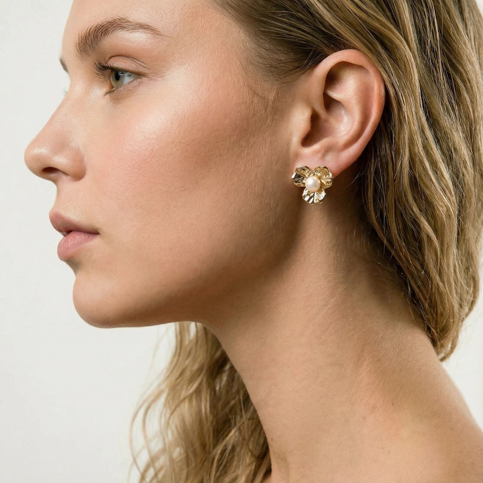 Bloom Pearl Studs | Ava Sterling