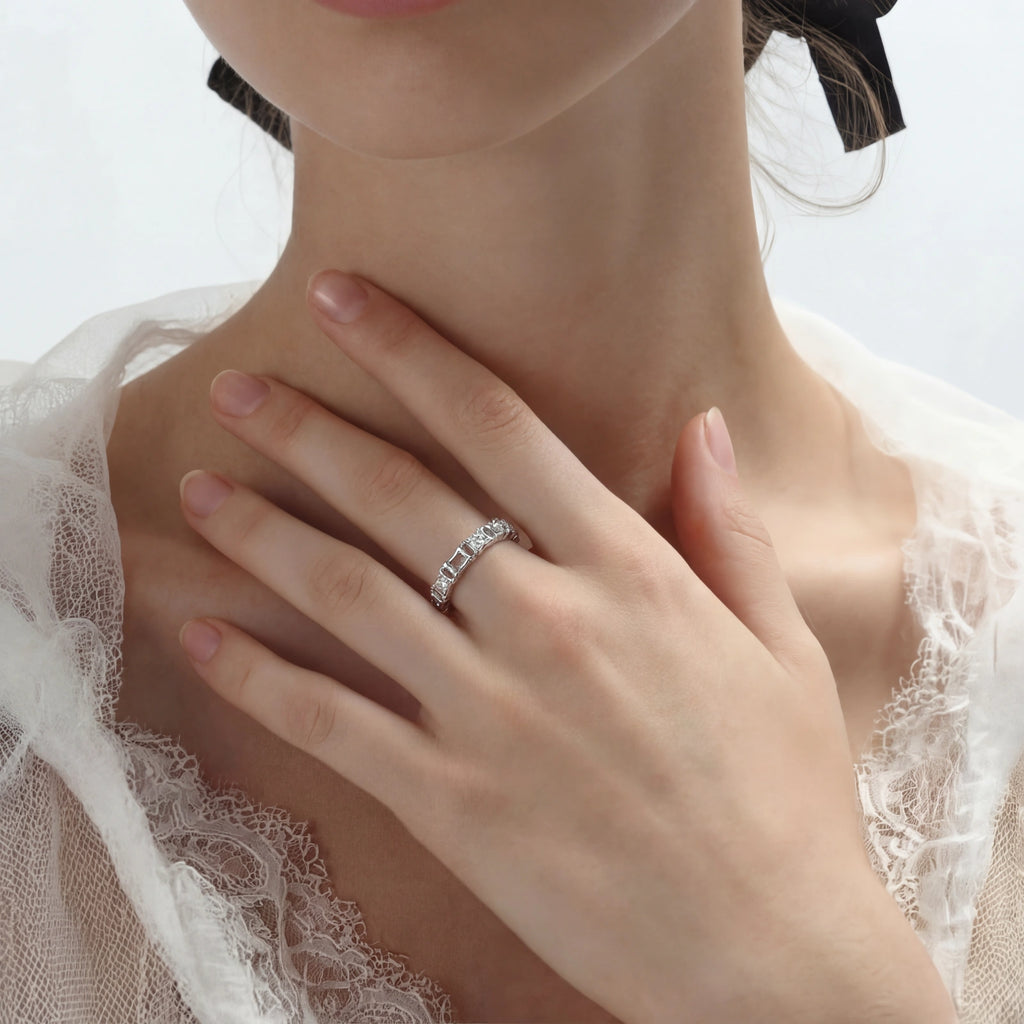 Geometric Luxe Ring | Ava Sterling