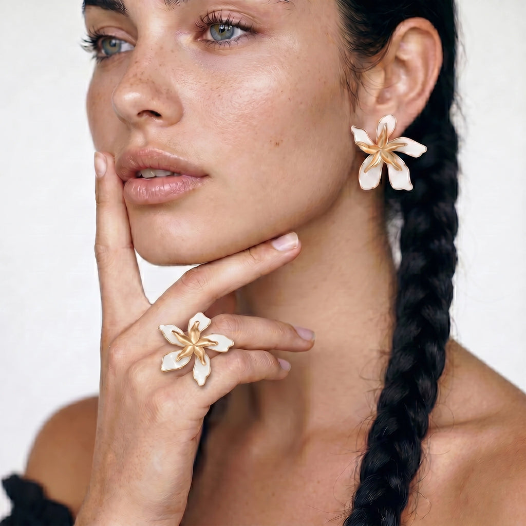 Garden Dreams Statement Earrings | Ava Sterling